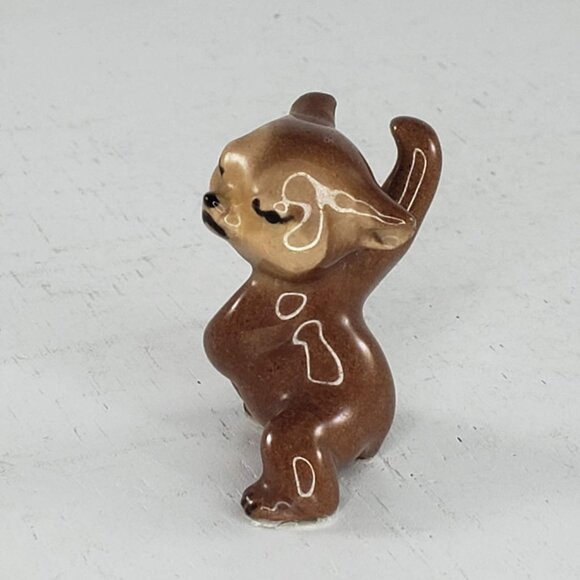 Vintage Hagen Renaker Angry Brown Bear Cub Baby Miniature Figurine - Picture 5 of 9
